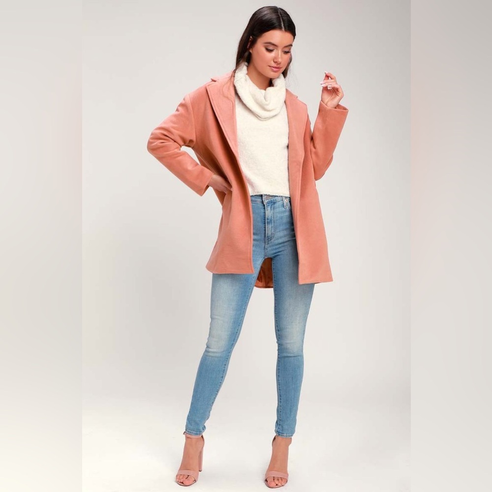 Lulu’s Playwright Rusty Rose Coat - image 2